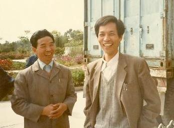広州気象局の税関検査を終えて安心したところ