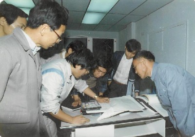 広州気象局での設置作業